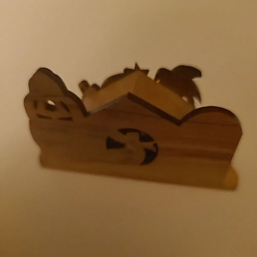 Miniature Wooden Nativity Set